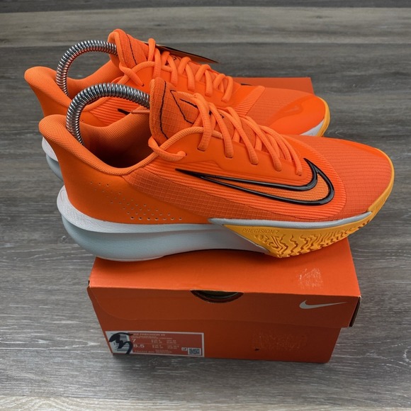 Nike Precision VII 7‎ Men Orange Men Basketball Hoopers Shoes FN4322-800 Sz 7 main image 6